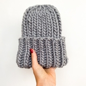 Rib knit beanie – Miniature 3