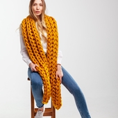 Giant Knitted Scarf - Knitting Kit – Miniature 2