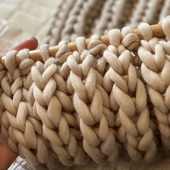 Chunky Knit Scarf - Knitting Kit – Miniature 8