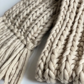 Chunky fringe scarf – Miniature 7