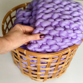 Giant Knit Scarf - Knitting Kit – Miniature 4