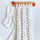 25 mm (US 50) KNIT PRO Jumbo Straight Single Pointed Knitting Needles 30 cm – Miniature 3