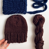 Chunky knit beanie – Miniature 6