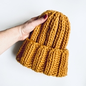 Chunky knit beanie – Miniature 1