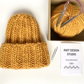 Chunky Beanie - Knitting Kit – Miniature 2