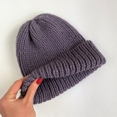 Rib knit wool beanie PIUMA – Miniature 5