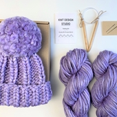Chunky Bobble Hat - Knitting Kit – Miniature 2