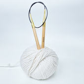 10mm (US 15) KNIT PRO Basix Wood fixed circular knitting needles – Miniature 5