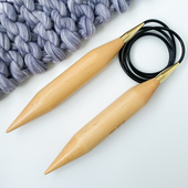 35mm (US 70) KNIT PRO Jumbo fixed circular knitting needles – Miniature 1
