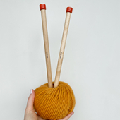 15 mm (US 19) KNIT PRO Basix Straight Single Pointed Knitting Needles 30 cm – Miniature 3