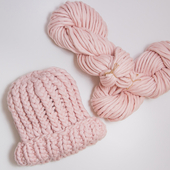 Super chunky slouchy beanie - Knitting Kit – Miniature 6