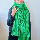 Chunky fringe scarf – Miniature 6