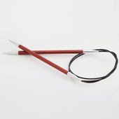 5.5mm (US 9) KNITPRO Zing fixed circular knitting needles 40cm (16") – Miniature 1