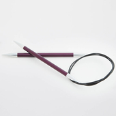 6.00mm (US 10) KNITPRO Zing fixed circular knitting needles 40cm (16") – Miniature 1