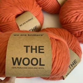 We Are Knitters™ - THE WOOL - 100% Highland Peruvian Wool -  200g - Coral Pink
