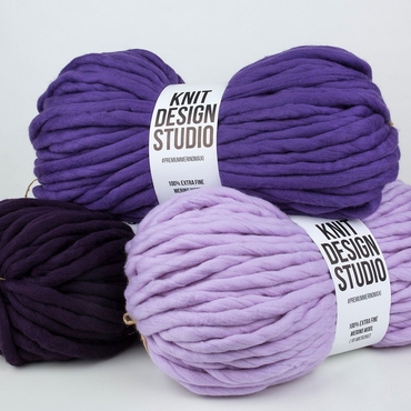 purple big yarn