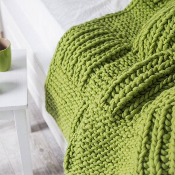 MORNING Chunky Knit Blanket – Photo 3