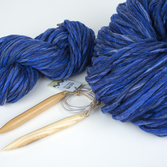 20mm (US 35) Handmade сircular knitting needles – Photo 2
