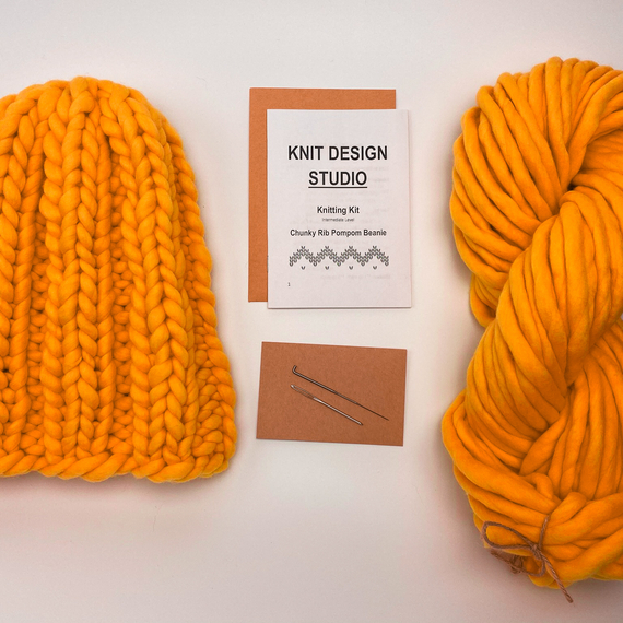 Rib Knit Beanie - Knitting Kit – Photo 5