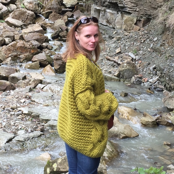 Chunky cable knit cardigan – Photo 2