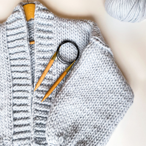 Chunky cropped cardigan - Knitting pattern – Photo 7