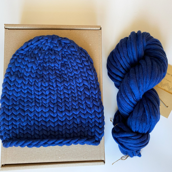 Knitted wool hat - Knitting Kit – Photo 6