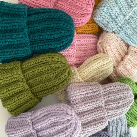 Chunky knit beanie – Photo 5