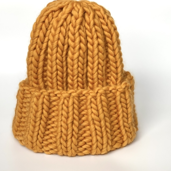 Chunky knit beanie – Photo 2