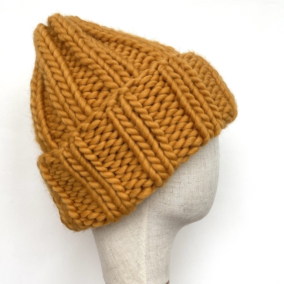 Chunky knit beanie – Photo 6