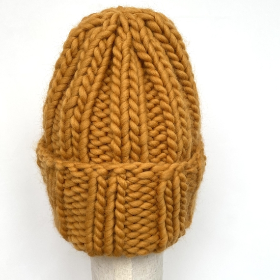 Chunky Ribbed Beanie - Knitting Kit – Photo 6