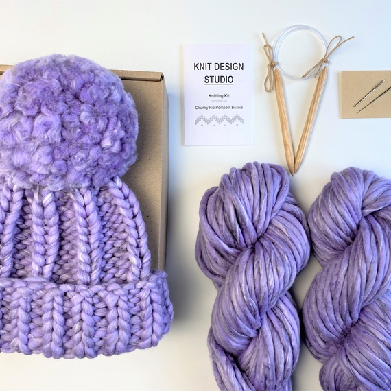 Chunky Bobble Hat - Knitting Kit – Photo 2