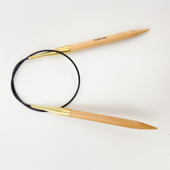 10mm (US 15) KNIT PRO Basix Wood Fixed Circular Knitting Needles – Photo 4