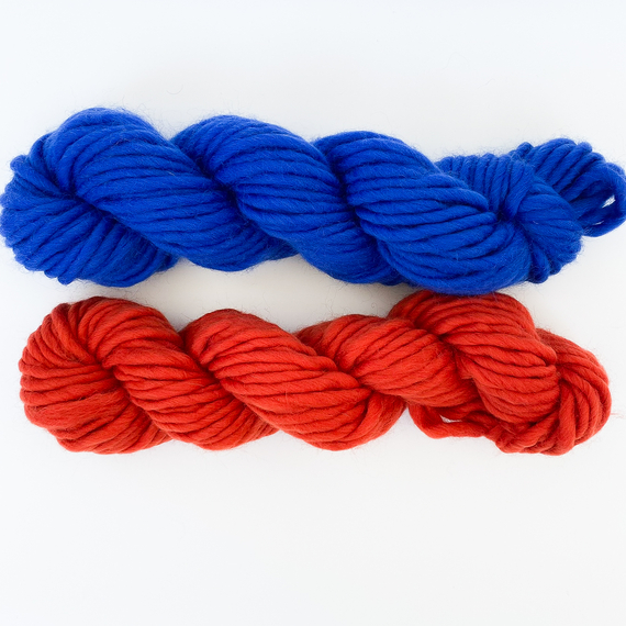 Super chunky yarn HELLO MERINO - mini hank 100g (main photo)
