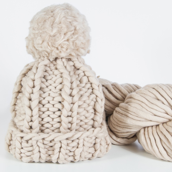 Chunky Bobble Hat - Knitting Kit – Photo 1