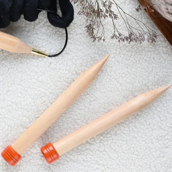 25 mm (US 50) KNIT PRO Jumbo Straight Single Pointed Knitting Needles 30 cm – Photo 10