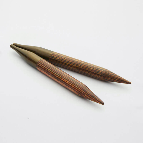 15mm (US 19) KNITPRO Ginger wood interchangeable circular knitting needles – Photo 3