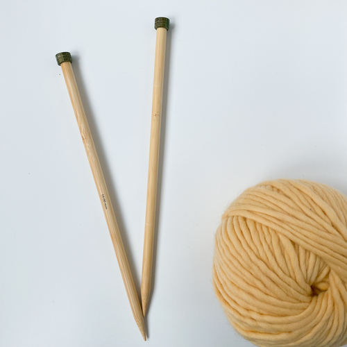 10.00mm (US 15) KNITPRO Bamboo straight single pointed knitting needles 30 cm – Photo 5