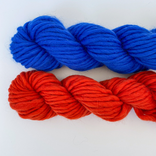 Super chunky yarn HELLO MERINO - mini hank 100g – Photo 2