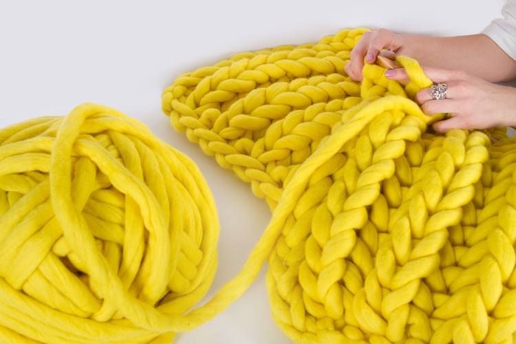 Jumbo chunky yarn MERINO MAXI - 1 kg – Photo 9