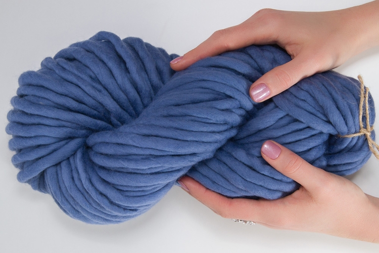 Super bulky handspun yarn MERINO MINI - mini hank 100g – Photo 3