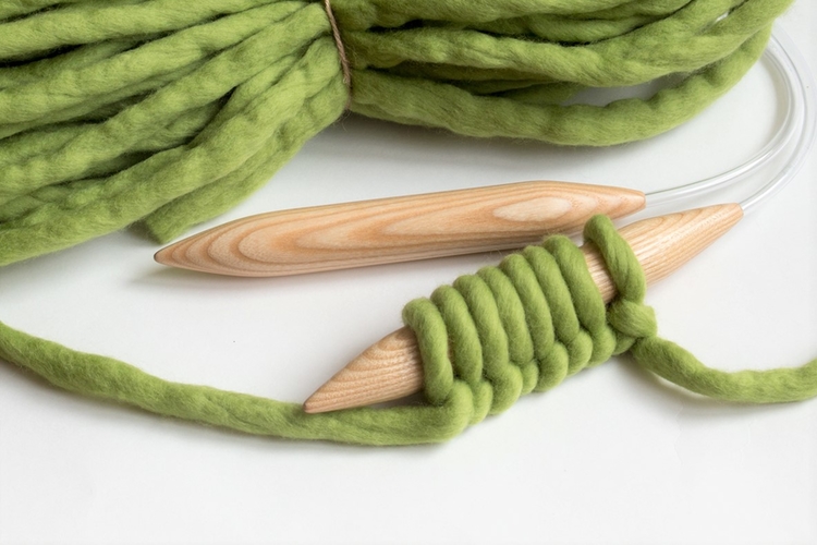 25mm (US 50) Handmade circular knitting needles – Photo 3